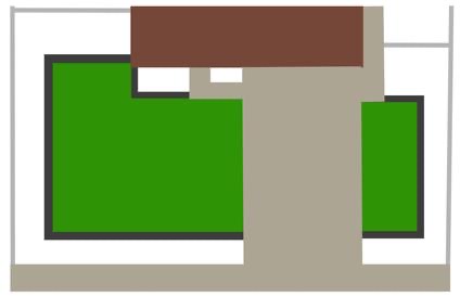 Classic squared curb layout